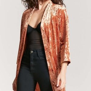 Forever 21 Velvet Duster